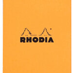Rhodia spiraalblok geruit oranje A7-formaat