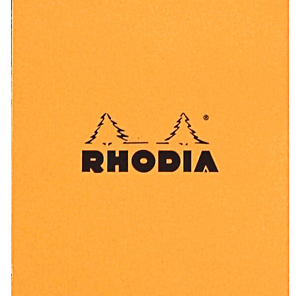 Rhodia spiraalblok geruit oranje A7-formaat