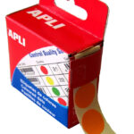 Stickerpunten, diameter: 15 mm, oranje