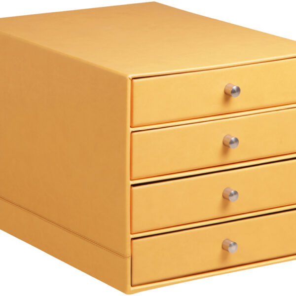 Rhodia ladenkastje, 4 laden, oranje