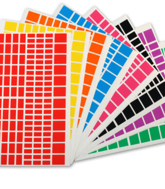 APLI Kinderstickers Rechthoeken, grote verpakking