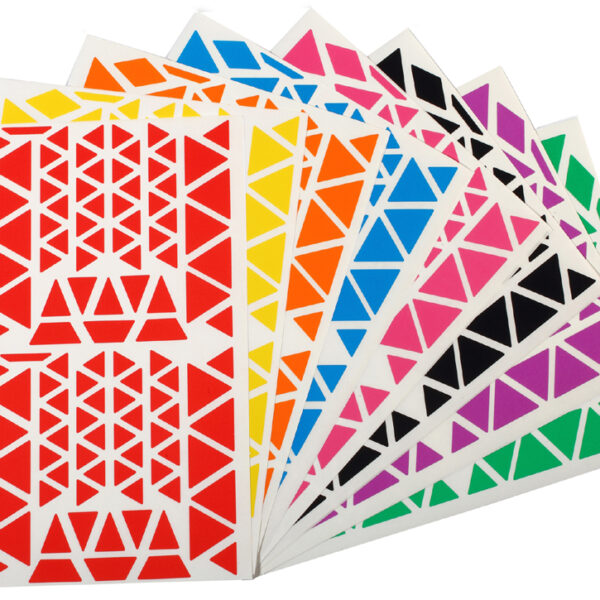 Apli Kids Driehoekige Stickers, Grote Verpakking