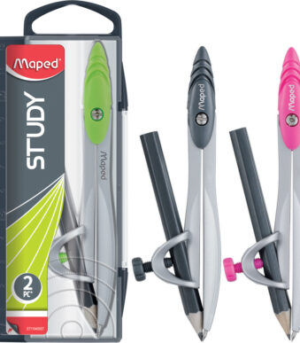 Maped passerdoos Study, incl. adapterring, kleuren assorti