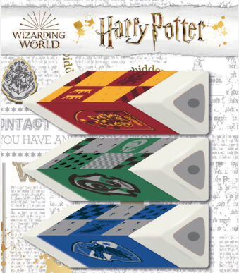Maped kunststof-vlakgum Pyramide HARRY POTTER, 3 stuks in blister, wit