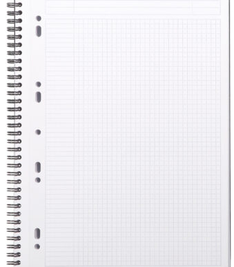 Geruit schrijfblok A4+ voor kantoor