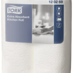 Tork keukenrol, extra absorberend, 2-lags, wit