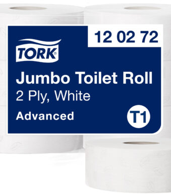 Tork Jumborollen Toiletpapier, 2-laags, wit, 360 meter