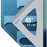 Maped tekendriehoek 45 graden, van aluminium
