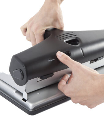 RAPESCO meergats perforator ALU, 2 / 3 / 4-voudige ponsing, zwart