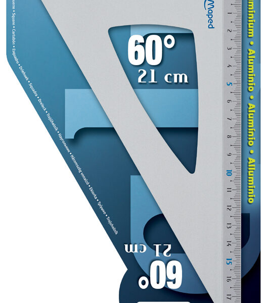 Maped tekendriehoek 60 graden, van aluminium