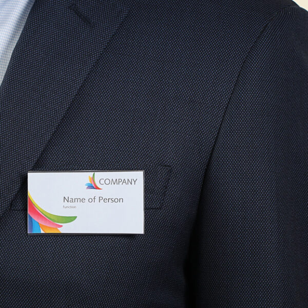 EUROPEL naambadge, met combiklem, 40 x 75 mm