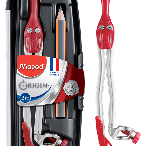 Maped passerdoos Origin met adapterring, kleuren assorti