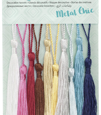 Metalen chique decoratieve kwasten, 10 kleuren