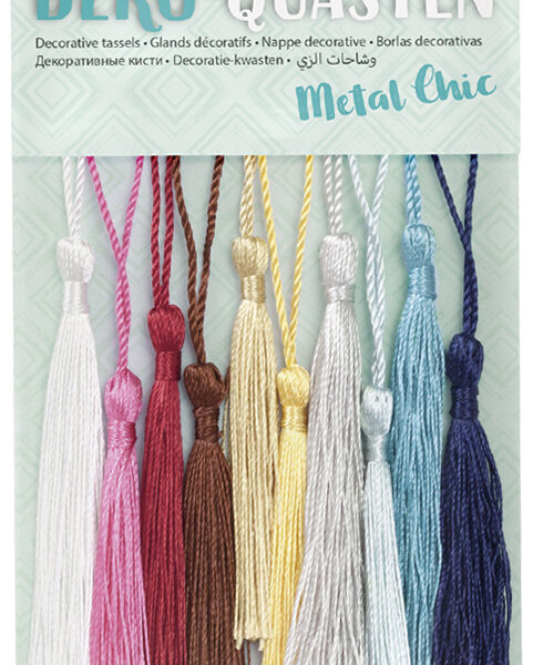 Metalen chique decoratieve kwasten, 10 kleuren