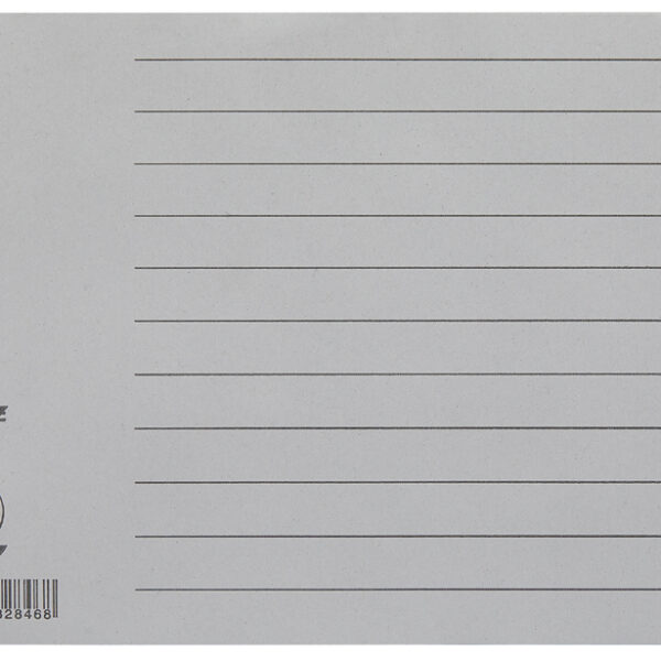 LEITZ kraftpapier-tabbladen, blanco, A5 liggend, 12-delig, grijs