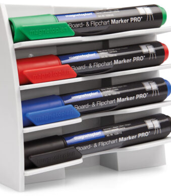 magnetoplan kunststof markerhouder, voor 4 boardmarkers