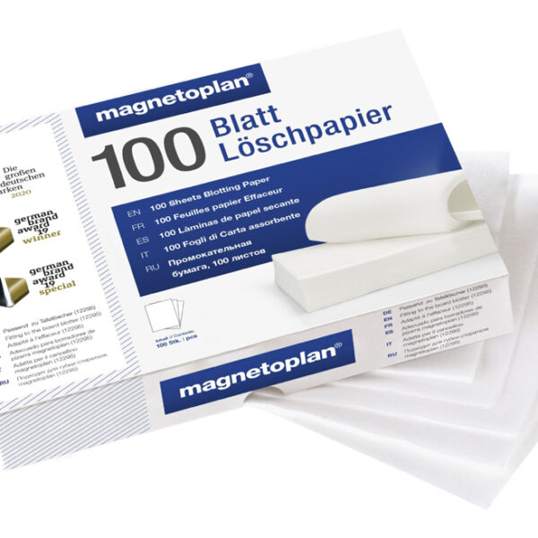 magnetoplan wispapier voor bordwisser grijs