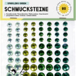 Zelfklevende edelsteentjes 'Emerald Dream'