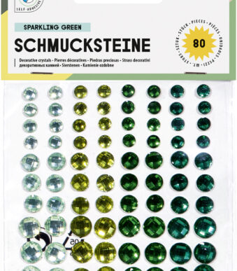 Zelfklevende edelsteentjes 'Emerald Dream'