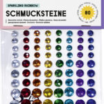 Gekleurde zelfklevende siersteentjes