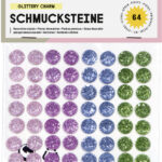 Gekleurde zelfklevende strasssteentjes 'Sugar'