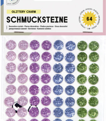 Gekleurde zelfklevende strasssteentjes 'Sugar'