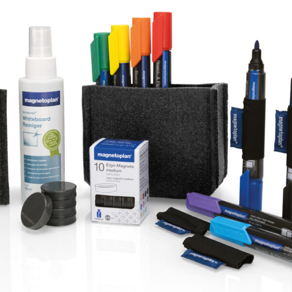 magnetoplan Whiteboard Essentials Kit, grijs