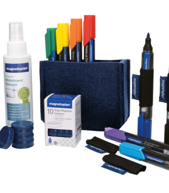 magnetoplan Whiteboard Essentials Kit, blauw