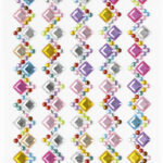 Zelfklevende decoratieve stenenrand 'Candy 1'