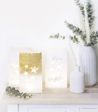 Grote papieren stervormen zakken