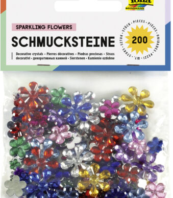 Gesorteerde kralenmix 'Bloemen', diverse maten en kleuren