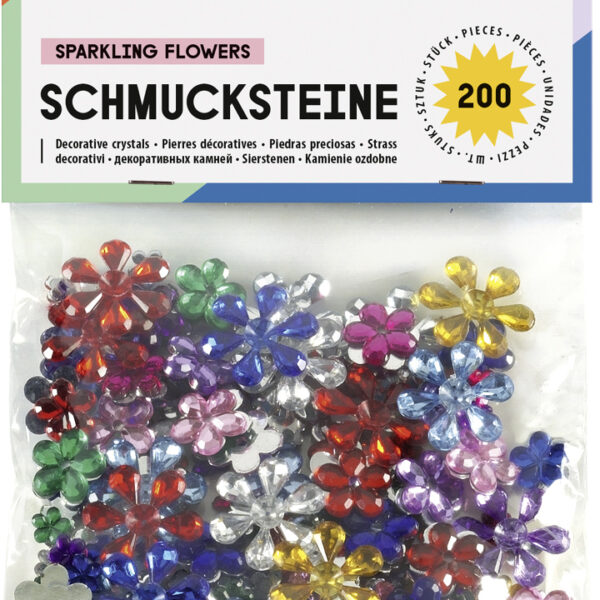 Gesorteerde kralenmix 'Bloemen', diverse maten en kleuren