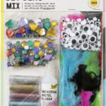 Kleurige knutsel-mix, meer dan 600 onderdelen.