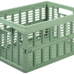 NHG inklapbare krat, PP, 32,5 liter, groen