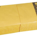 PAPSTAR lunch-servetten, 330 x 330 mm, 3-laags, geel, 250 stuks