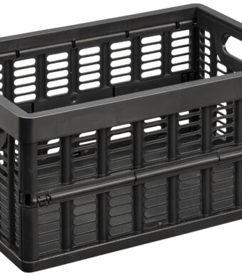 NHG inklapbare krat, PP, 11,5 liter, zwart