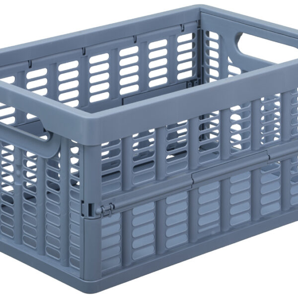NHG inklapbare krat, PP, 11,5 liter, blauw