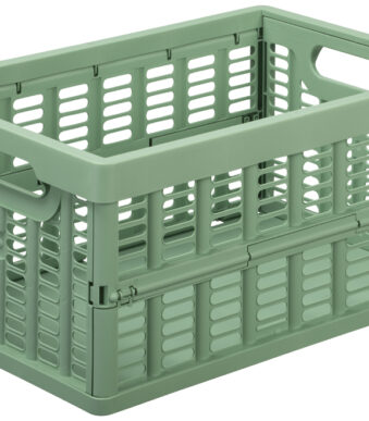NHG inklapbare krat, PP, 11,5 liter, groen