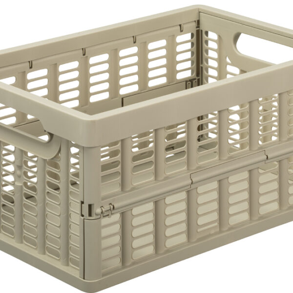 NHG inklapbare krat, PP, 11,5 liter, beige