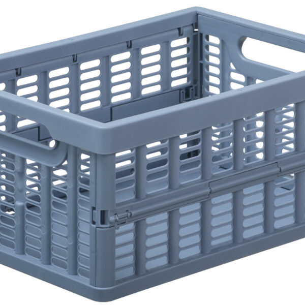 NHG inklapbare krat, PP, 3,5 liter, blauw