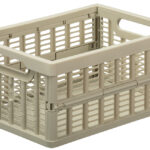 NHG inklapbare krat, PP, 3,5 liter, beige