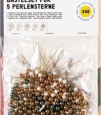 Kralensterrenset 'Koper', 340 stuks