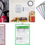 Djois by Tarifold Hangbord, A4-formaat staand, zwart