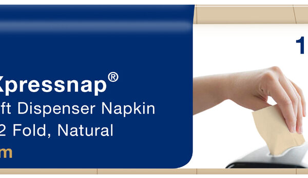 Tork Snelbediendispenserservetten, naturelwit