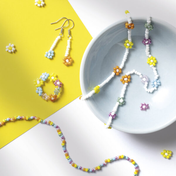 Kleurrijke kralenset