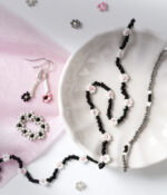 Kralenset zilveren rocailles kralen