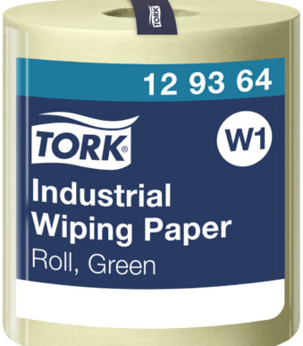 Tork industriële reinigingsrol, 3-laags, groen, 340 m