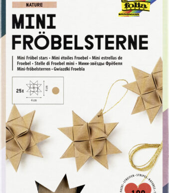 Vouwstrookjes natuur voor mini sterren