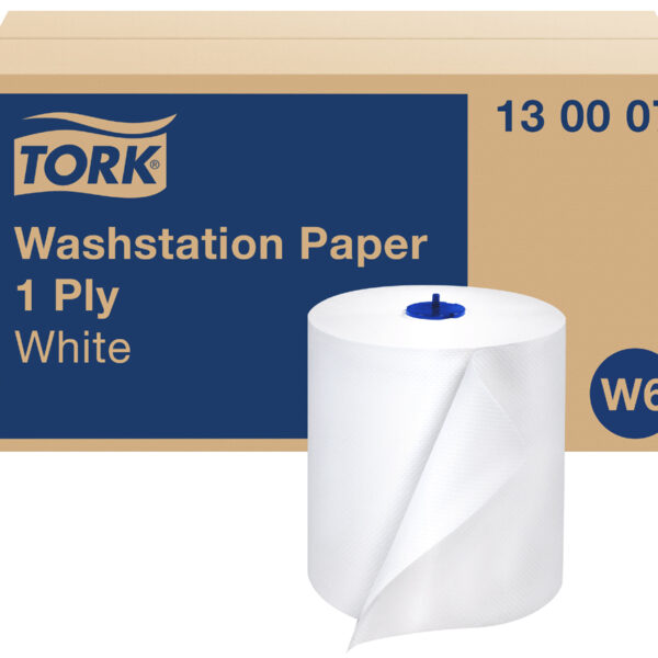 TORK rol universeel poetspapier, 1-laags, wit, 250 m
