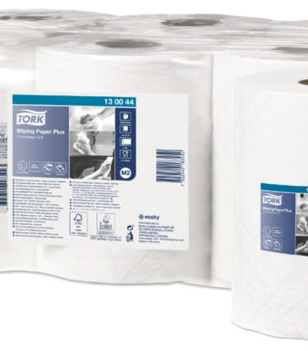 Tork multidoek-reinigingsrol, wit, 2-laags, 125 meter - Krachtig